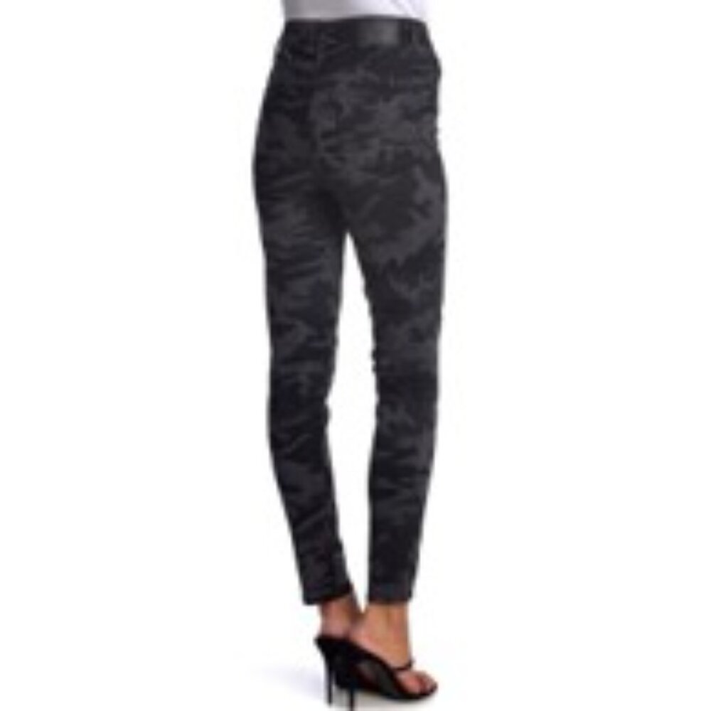 Levi's Levi Strauss & Co. High-Rise Skinny Ankle Jeans Blk Camouflage Sz 29 EUC - Picture 6 of 9